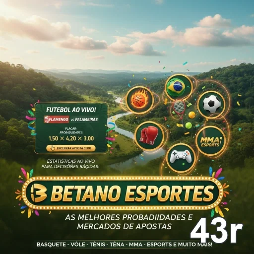 Ilustração de Explore as Apostas Esportivas na 43r com Odds Altas