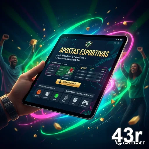 Ilustração de Explore as Apostas Esportivas na 43r com Odds Altas