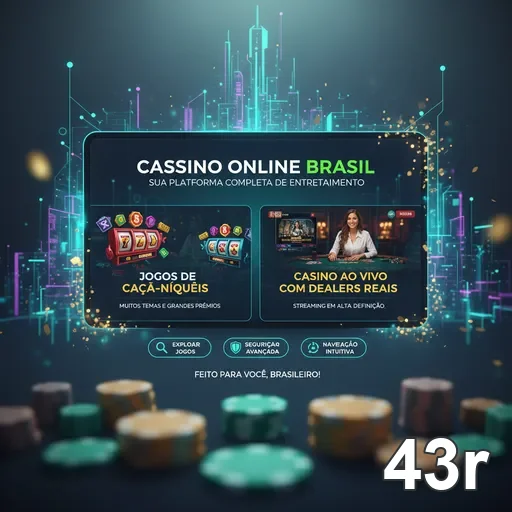 Ilustração de Explore os Serviços VIP do Cassino 43r e Ganhe Recompensas