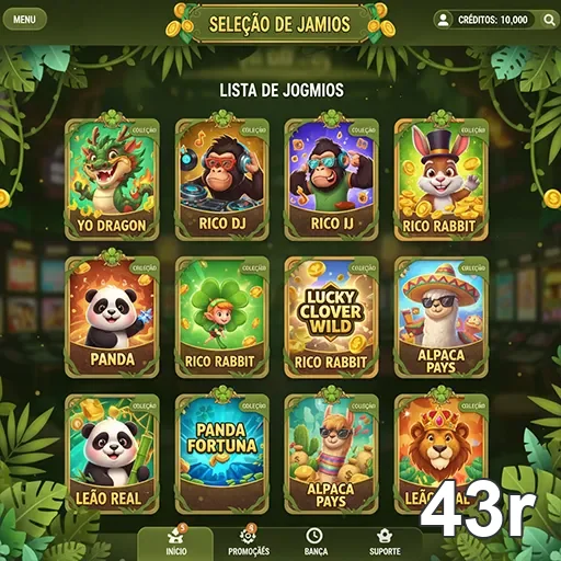 Ilustração de Explore Jogos VIP com a Plataforma 43r e Seu Suporte Exclusivo